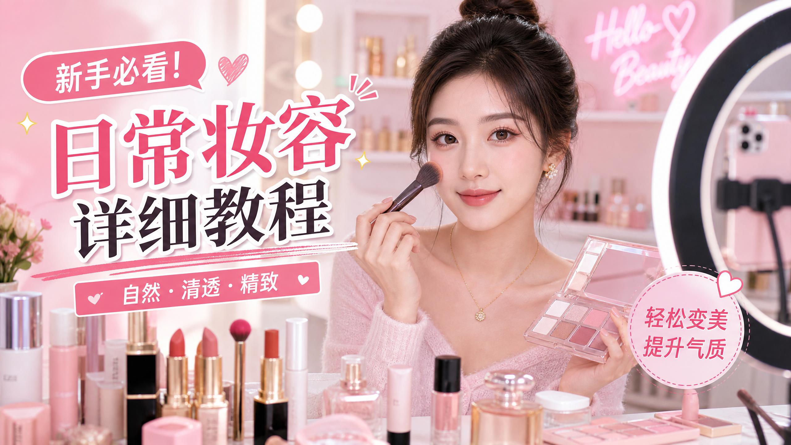 福利姬美妆视频教程-日常妆容